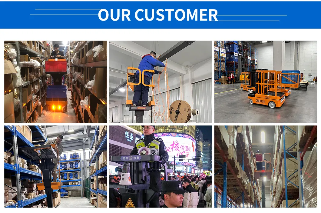 High Quality Stable Space - Saving Order Picker Machine for Warehouse Market Mobile Table